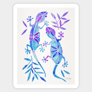 gecko indigo Sticker